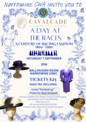 Narromine CWA Cavalcade of Fashion Presentation: A Day At The Races